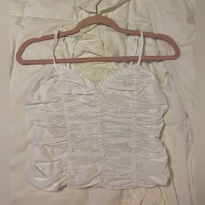 ABERCROMBIE rouched tank top